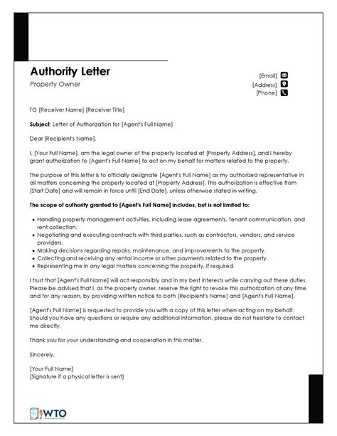 Authorization letter samples to act on behalf of someone.